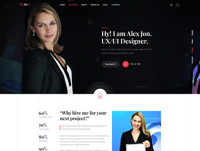 Personal Portfolio PSD Template