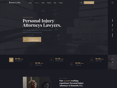 Lawyer PSD Template