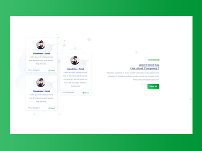 Our Testimonial material material design modern psd team testimonial user interfaces web web element