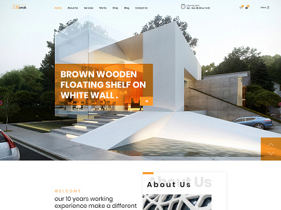 Architecture & Interior Bootstrap4 HTML Template