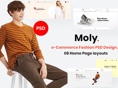 Moly - eCommerce Fashion PSD Template