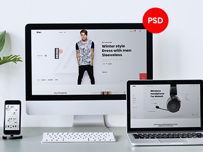 Xian - Multipurpose e-Commerce PSD Template blog clothes digital store ecommerce electronic fashion jewelry multipurpose online shop organic products retail shopping sports store