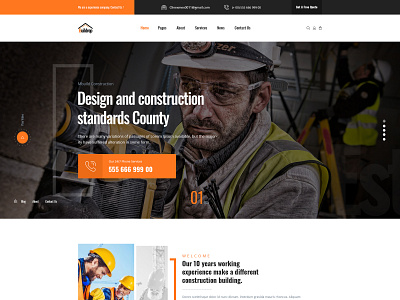 Buildrop - Construction PSD Template chemicals construction contractor energy factory handyman heavy industries industrial industrial business industry manufacturing oil plant production remodeling