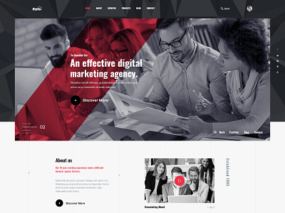 Digital Agency Template agency blog business corporate creative design digital gradient marketing modern portfolio retail seo studio