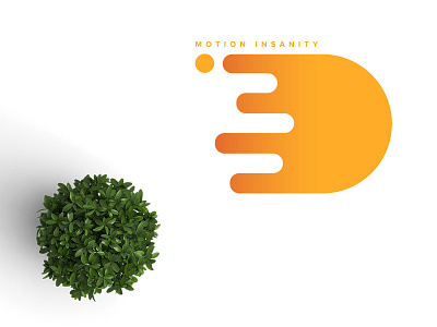 Motion Insanity background branding colors design gradients ideas illustration logo minimal vector