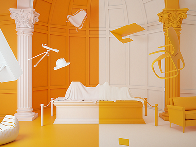 Brand Unveil colors furniture latice logo product design
