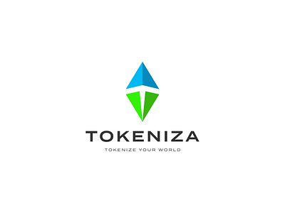 Tokeniza branding design illustration logo typography vector
