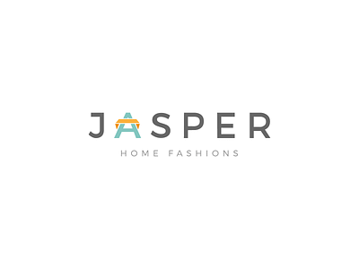Jasper Home Fashions branding design illustration logo typography vector