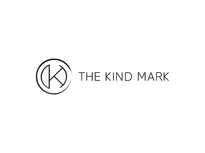 The Kind Mark branding design illustration logo typography vector