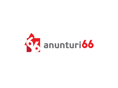 Anunturi66 branding design illustration logo typography vector