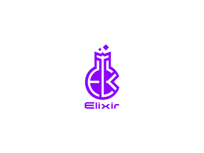 Team Elixir branding design illustration logo typography vector