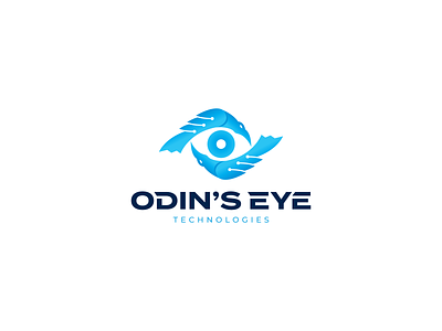 Odin's Eye branding design illustration logo technology typography vector
