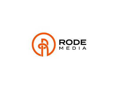 Rode Media branding design illustration logo typography vector