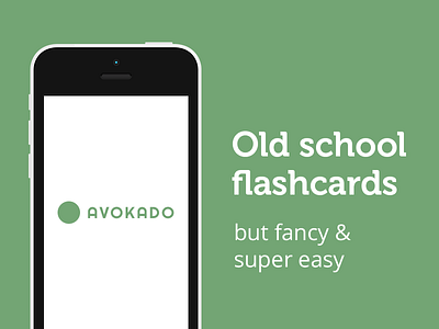 Avokado - old school flashcards but fancy & super easy