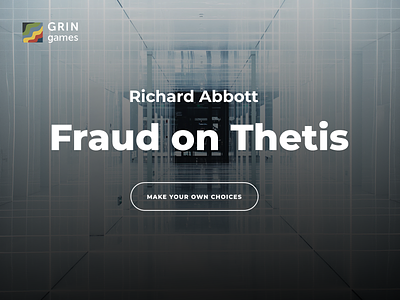 Fraud On Thetis by GRIN Games & Richard Abbott books cyoa games text based game
