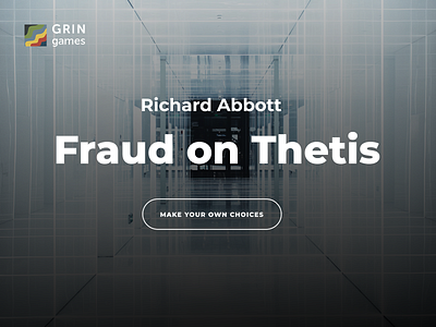 Fraud On Thetis by GRIN Games & Richard Abbott books cyoa games text based game