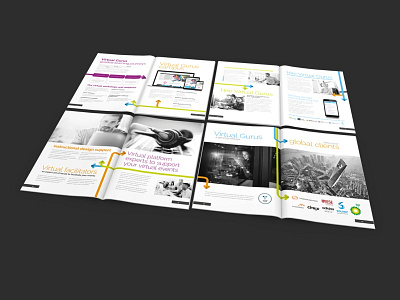 Virtual Gurus Brochure Design brochure brochure design corporate graphic design print typography