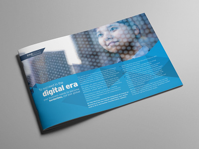 TMA World Corporate Brochure brochure design corporate design graphic design typography