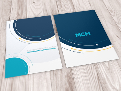MCM Corporate Brochure Cover brand brand design branding brochure brochure design corporate print
