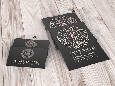 Yoga / Shiatu Flyer design graphic design print typography