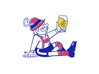 Herman the German beer branding character design drawing illustration illustrator logo packaging vector