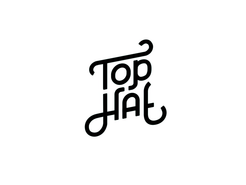 Top Hat Animated Logo after effects animation brand generate gif line logo motion motion graphics