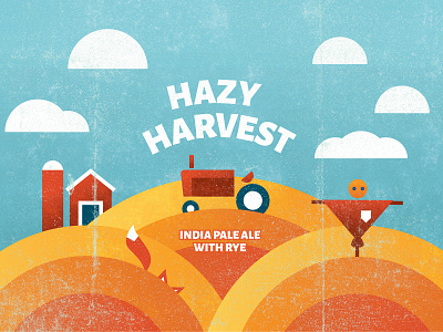 Hazy Harvest Label