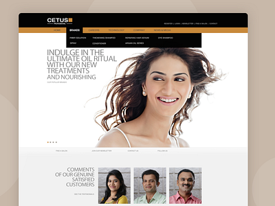 Cetus - Landing Page branding design graphic design ui web design