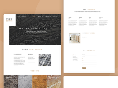 StoneSource - Landing Page branding design graphic design illustration