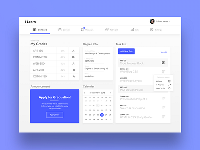 Dashboard UI Design #021