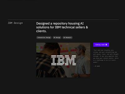 Portfolio Updates – coming soon design ibm ibm design portfolio design ui