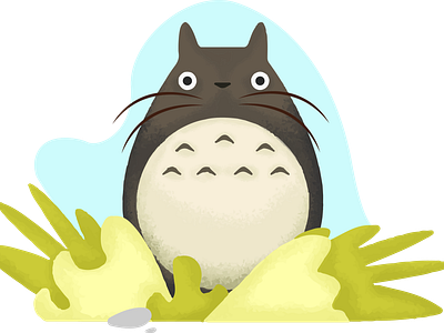 Totoro Illustration illustration vector