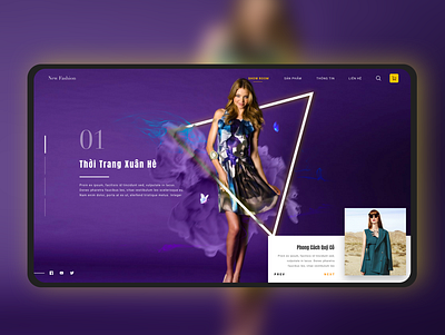 The New Fashion website app creative design discovery fashion minimal ui ux website