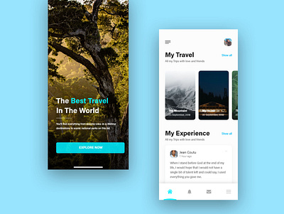 Travel with me - mobile app app design mobile mobile design mobile ui nature travel travel app traveling travelling