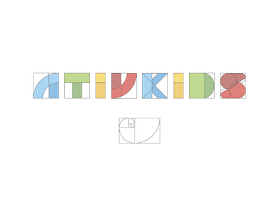 Ativkids ativkids child child children children color golden ratio golden ratio logo kids logo inspiration logo inspirations recreation