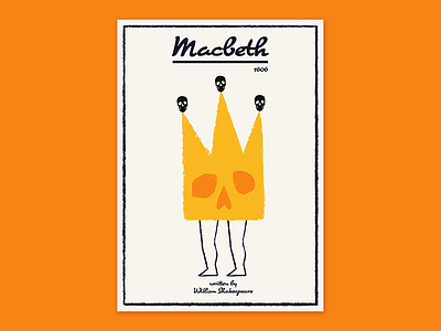 Macbeth art design graphics illustration macbeth plakat poster poster art theatre visual communication