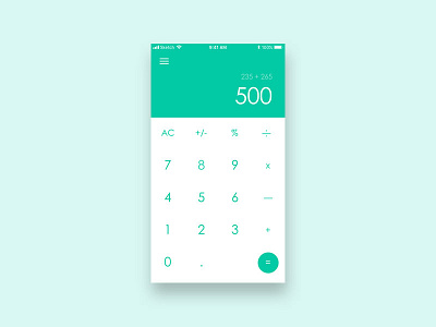 Calculator calculator design exdesigner sketch uidailychallenge uidesigner