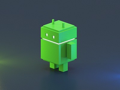 Voxel Android 3d android logo magicavoxel mobile voxels