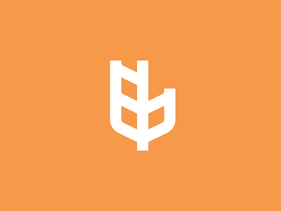 Wheat shop app app branding graphic design icon illustrator logo logo design monogram vector web