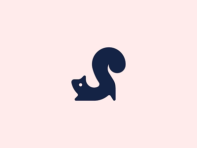 Squirrel animal design graphic design icon logo logo design monogram squirrel