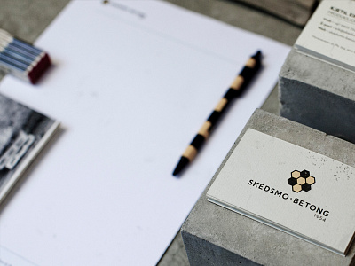 Skedsmo Betong stationery branding identitydesign logodesign