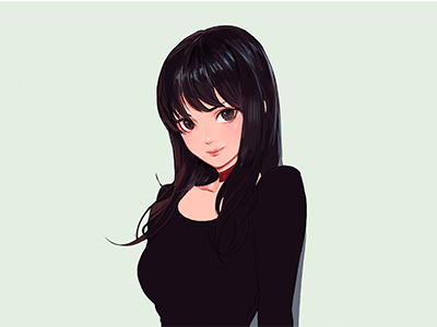 Art Girl Beautiful Drawing Anime By Edward Ridez On Dribbble