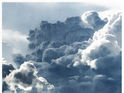 Watercolor Clouds - Textures beautiful cute art design digitalart free paint simple sky textures vector watercolor wonderful