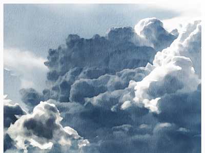 Watercolor Clouds - Textures