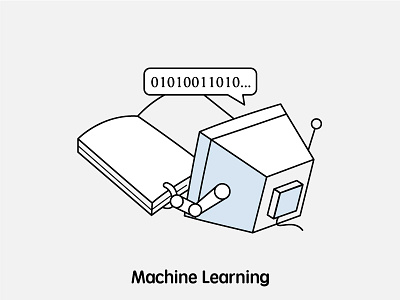 “Machine learning” illustration