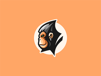 Monkey animal branding design hairstyle icon identity logo man mark modern monkey monkey logo pomade simple symbol trendy