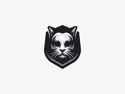 Cat Shield adobe animal branding cat designs face icons identity logo mark shield symbols