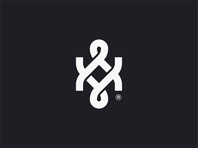 K.K - Infinity + Letter K flat infinity k letter logo.design modern simple symbol