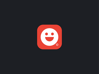 Dode App Icon - Optional. branding design dribbble face flat icon logo mark modern simple symbol vector