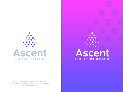 Ascent analysis ascent clean data hardware logo minimalist modern simple software technology